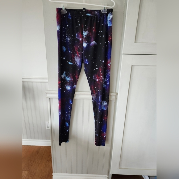 Galaxy Leggings Urban Planet size L - Picture 1 of 7